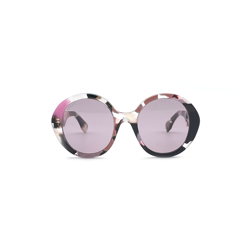 Occhiale da sole Gucci GG1628S rosa maculato