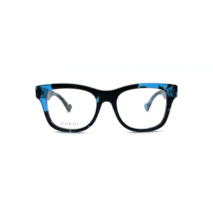 Occhiale da vista Gucci GG1332O 006 blu e nero