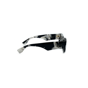 Occhiale da sole Gucci GG1627S bianco e nero