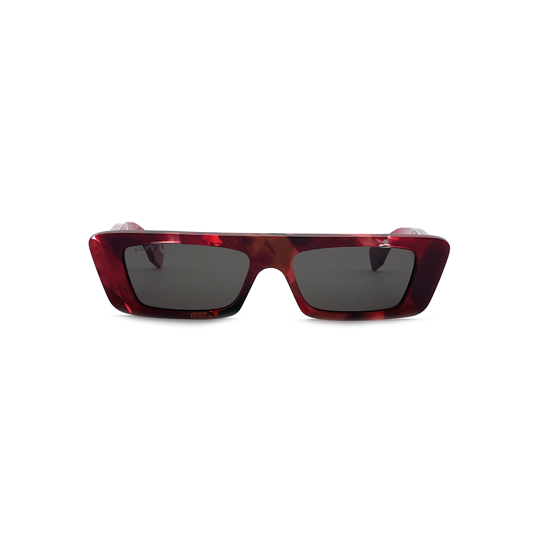 Occhiale da sole Gucci GG1625S rosso maculato