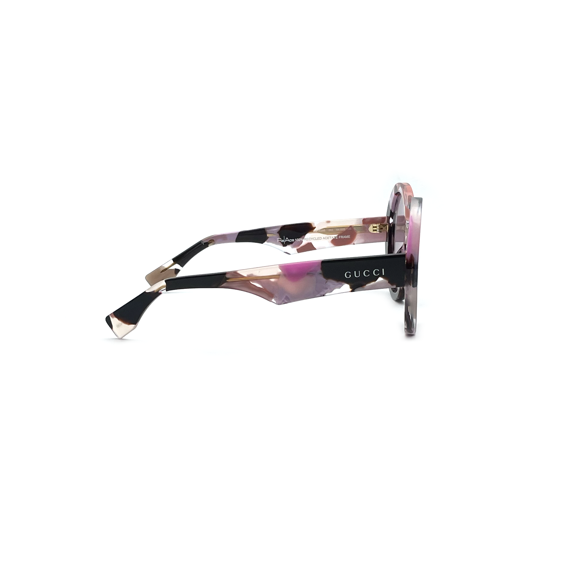 Occhiale da sole Gucci GG1628S rosa maculato