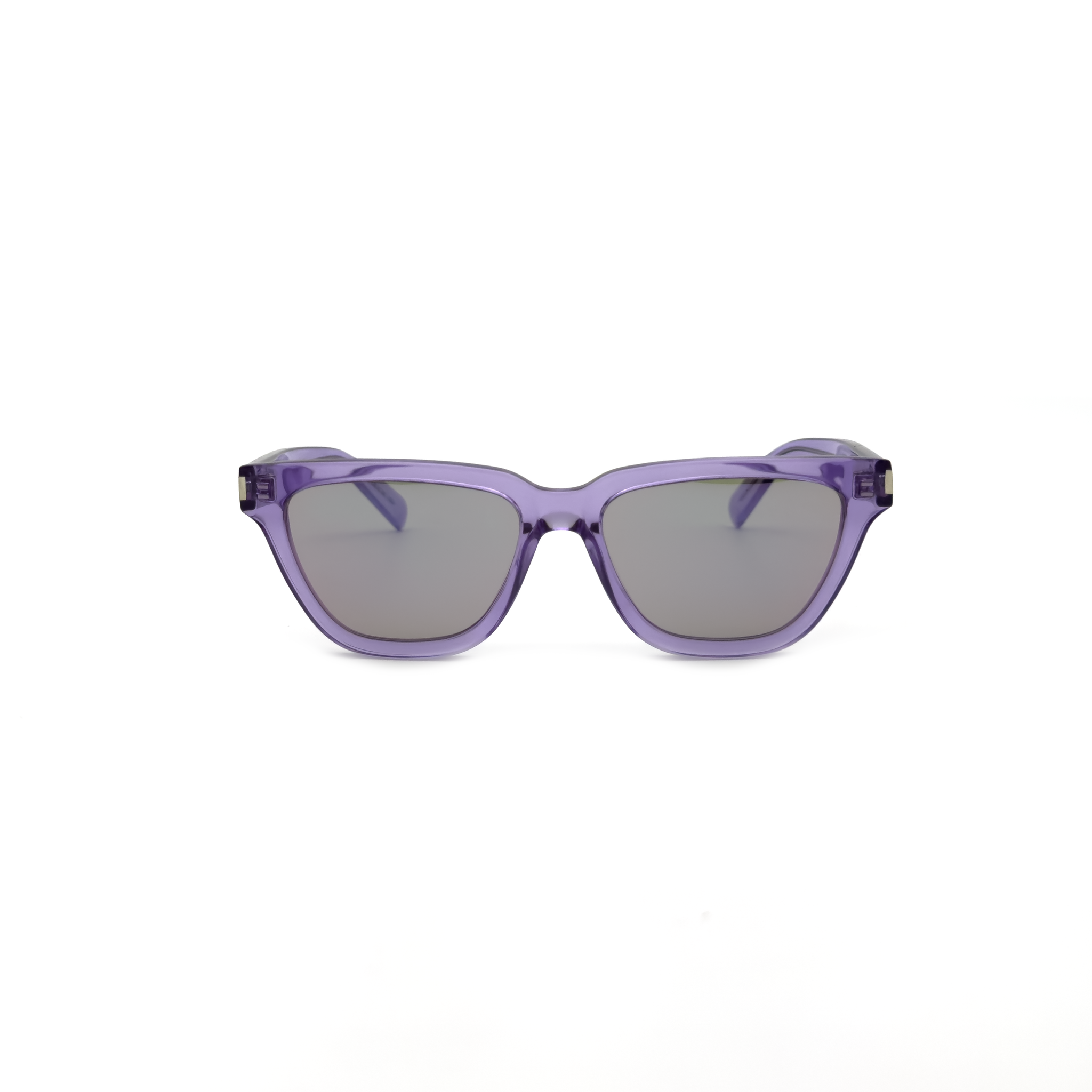 Occhiale da Sole Saint Laurent SL462 Sulpice viola trasparente
